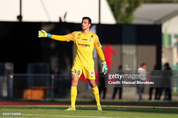 Matis Carvalho of Montpellier during the Friendly match between Montpellier and Beziers on July 12, 2019 in Millau, France.