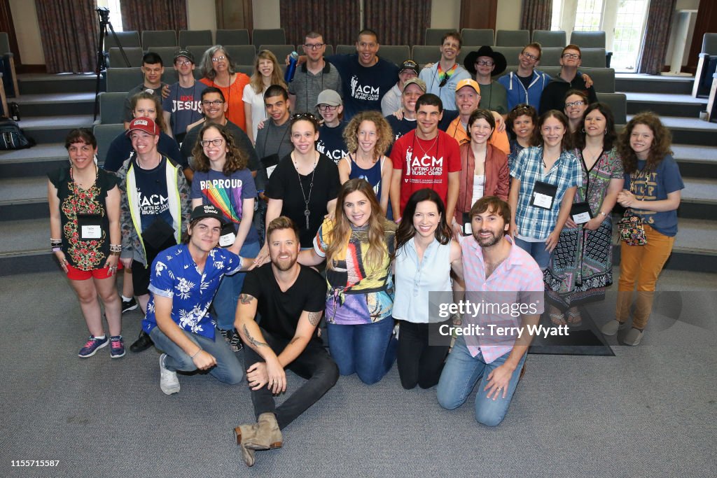 2019 ACM Lifting Lives Music Camp Songwriting Workshop With Ross Copperman, Lady Antebellum And Joy Williams