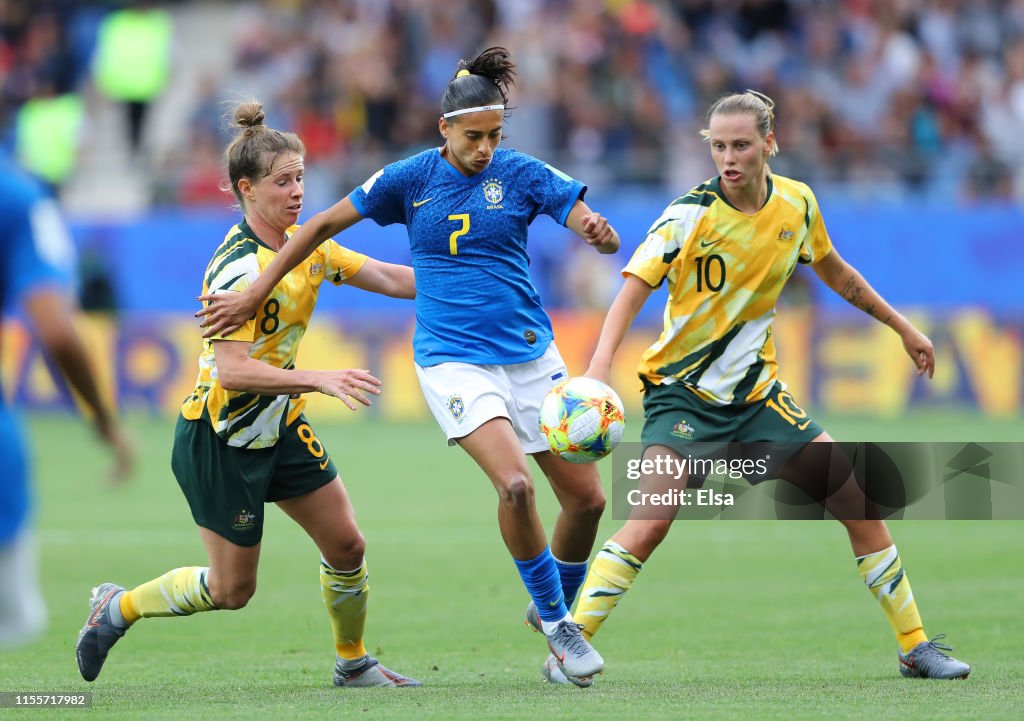 Australia v Brazil: Group C - 2019 FIFA Women's World Cup France