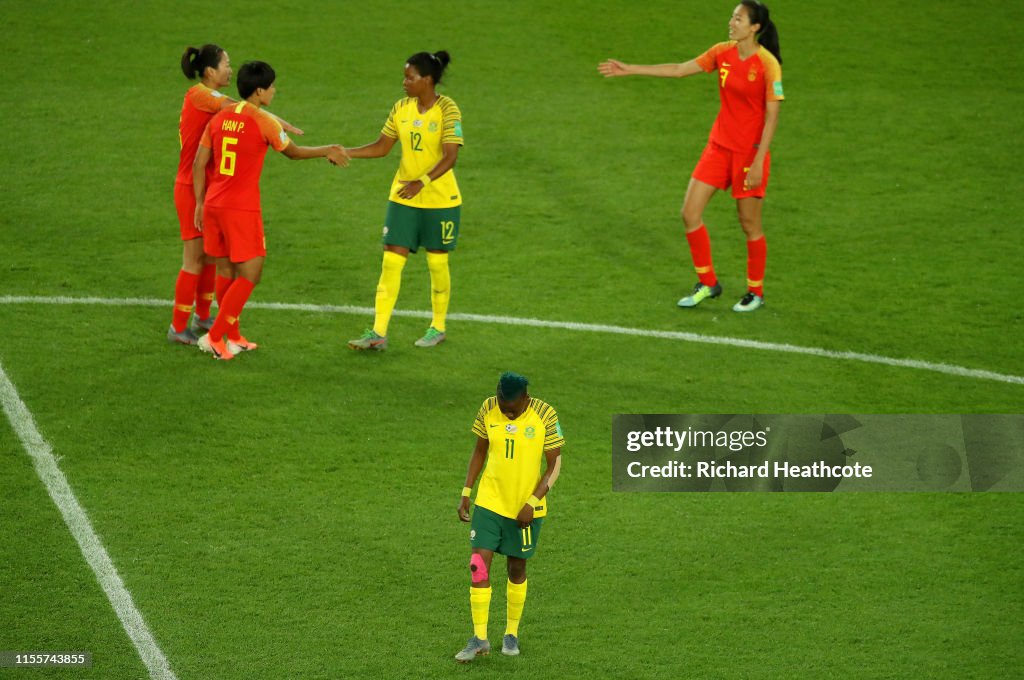 South Africa v China PR: Group B - 2019 FIFA Women's World Cup France