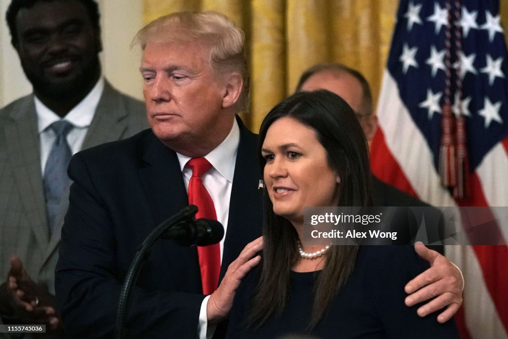 President Donald Trump Delivers Remarks On Second Chance Hiring Initiative