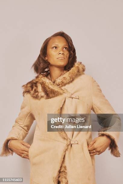 Footballer Wendie Renard is photographed for Self Assignment on February 3, 2017 in Paris, France.