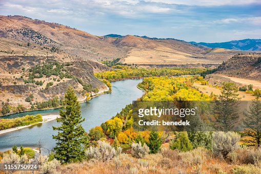 Snake River near Swan Valley Idaho USA