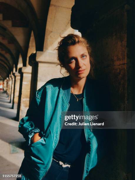 Actress Laure de Clermont-Tonnerre poses for a portrait on April 24, 2019 in Paris, France.