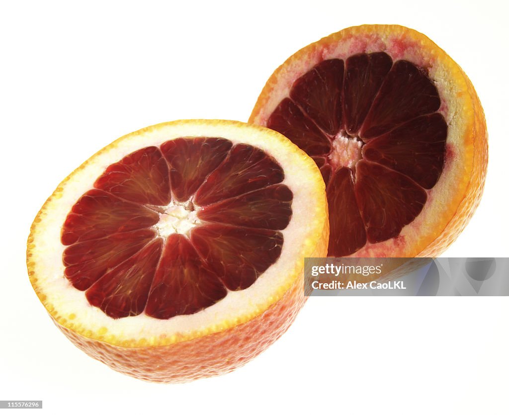 Blood Orange cut in Half