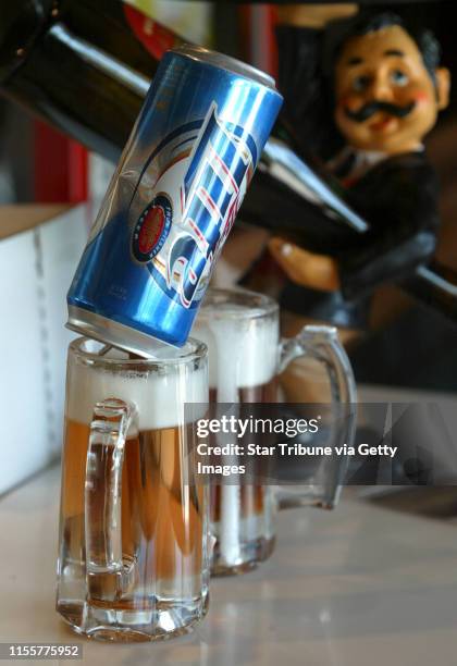 Bruce Bisping/Star Tribune. Minneapolis, MN., Thursday, 6/16/2005. Bar accessory display at Peters Billards.