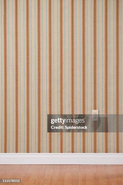 vazia sala de casa com potência de saída - papel de parede imagens e fotografias de stock