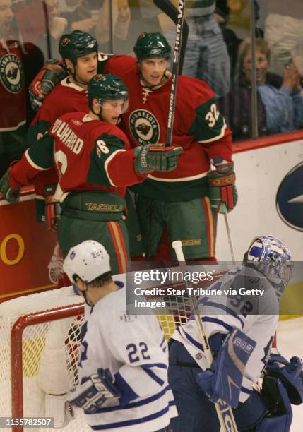 Bbisping@startribune.com Bruce Bisping/Star Tribune. St. Paul, MN., Wednesday, 1/18/2006. Minnesota vs. Toronto. Minnesota's Kurtis Foster,...