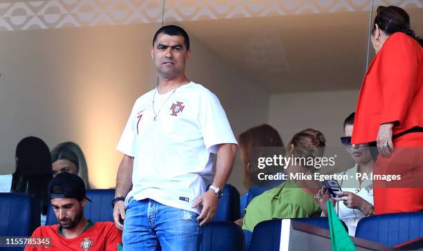 Hugo dos Santos Aveiro in the stands