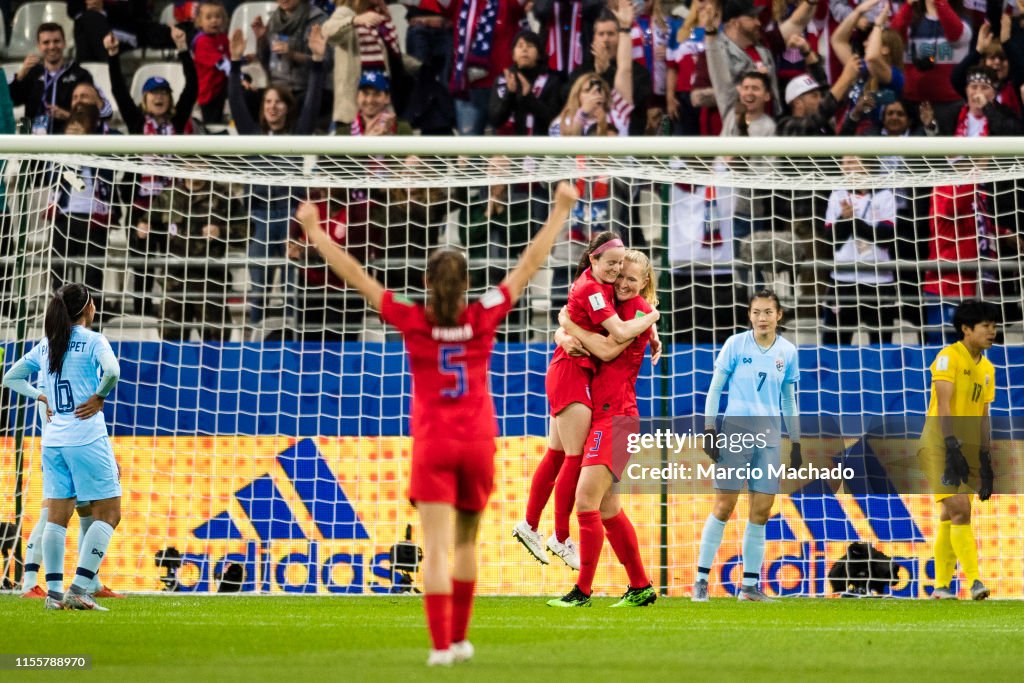 USA v Thailand: Group F - 2019 FIFA Women's World Cup France