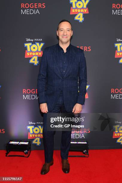 Tony Hale attends the 'Toy Story 4' Canadian Premiere held at Scotiabank Theatre on June 13, 2019 in Toronto, Canada.