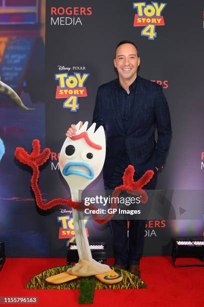 Tony Hale attends the 'Toy Story 4' Canadian Premiere held at Scotiabank Theatre on June 13, 2019 in Toronto, Canada.