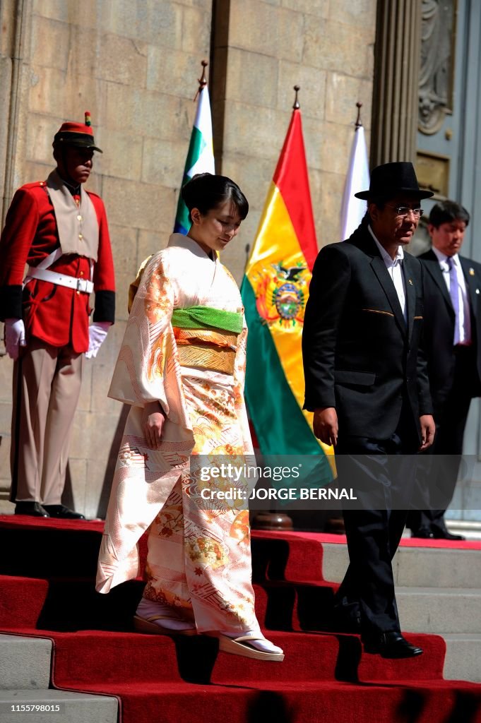 BOLIVIA-JAPAN-ROYALS-MAKO