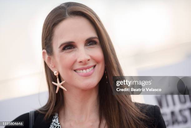 Nuria Fergó attends FesTVal presentation on June 13, 2019 in Madrid, Spain.