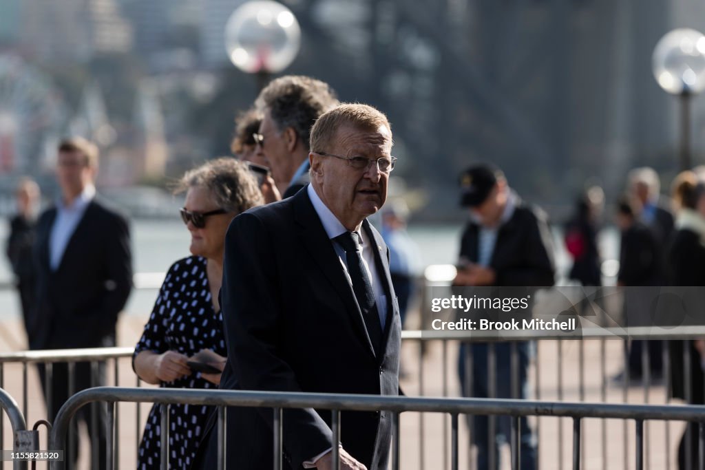 State Memorial Service For Former Australian Prime Minister Bob Hawke