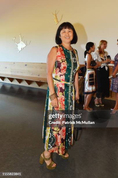 Maya Lin attends Parrish Art Museum Midsummer Party at Parrish Art Museum on July 13, 2019 in Water Mill, NY.