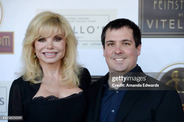 Loni Anderson and her son Quinton Anderson Reynolds arrive at the debut of the Southern California location of Michael Feinstein's new supper club...