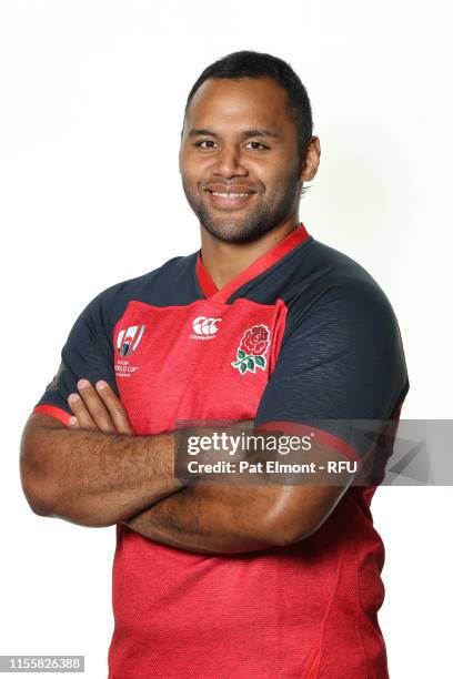 Billy Vunipola of England poses for a portrait during the England Rugby World Cup Training Squad Photocall on July 14, 2019 in Bristol, England.