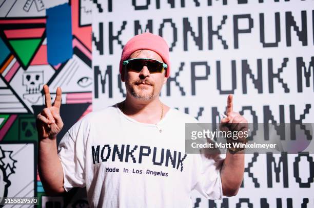 Balt Getty attends the celebration of the opening of his new store, Monk Punk, with an East LA style block party at Monk Punk on June 13, 2019 in Los...