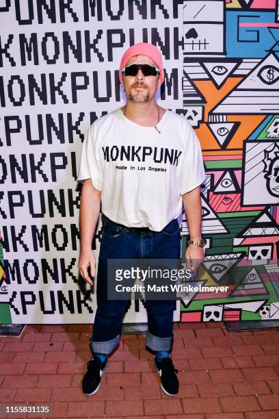 Balt Getty attends the celebration of the opening of his new store, Monk Punk, with an East LA style block party at Monk Punk on June 13, 2019 in Los...