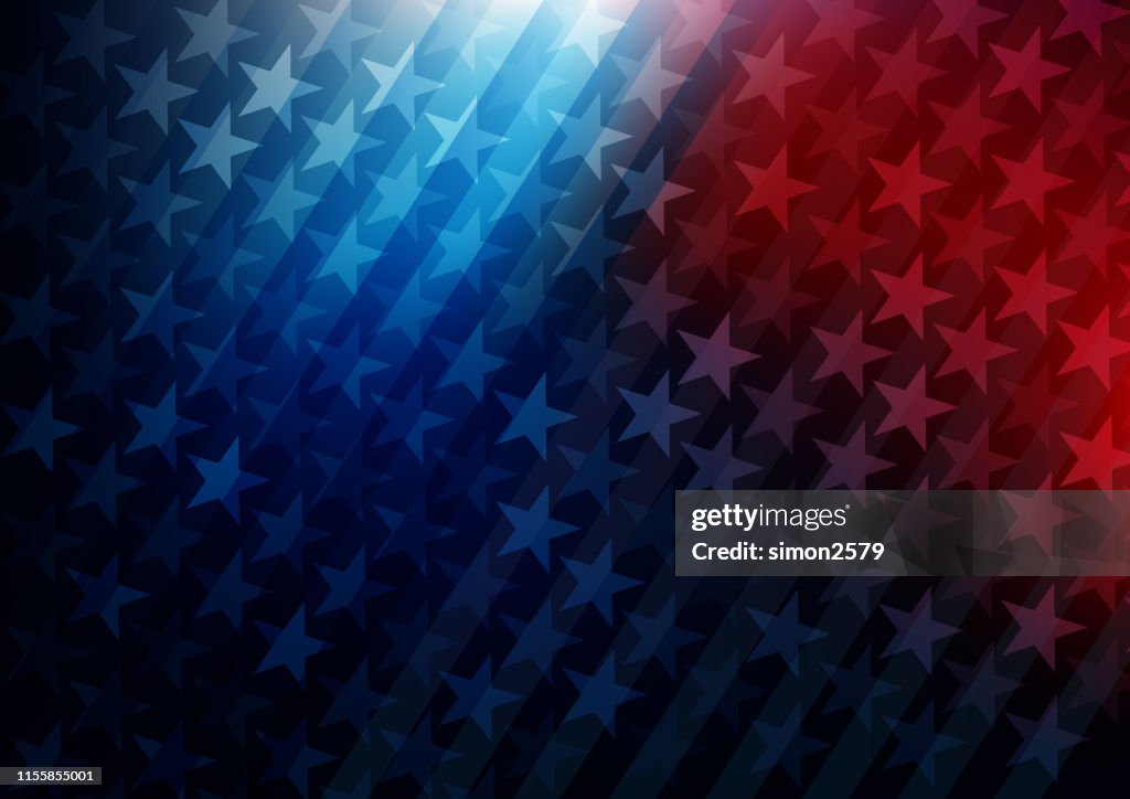 US-Sterne und Streifen Hintergrund