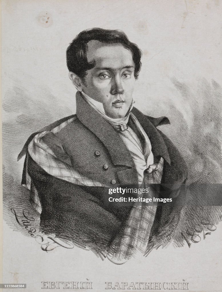 Portrait Of The Poet Yevgeny Abramovich Baratynsky (1800-1844)