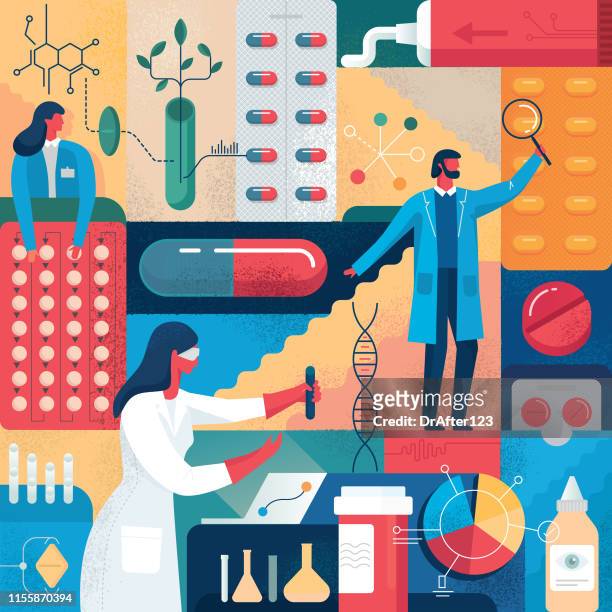 ilustrações, clipart, desenhos animados e ícones de farmácia medicamentos pesquisa - medicina alternativa saúde e medicina