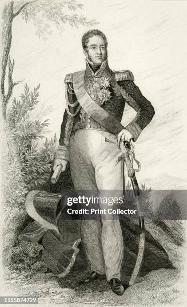 Louis Gabriel Suchet . 'Suchet Duc d'Albufera, Maréchal de France'. Portrait of Louis Gabriel Suchet , Duke of Albufera and Marshal of France. From...