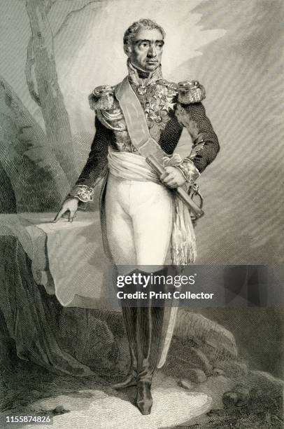 Auguste Frederic Louis Viesse de Marmont . 'Marmont , duc de Raguse, Maréchal de France'. Portrait of Auguste Frederic Louis Viesse de Marmont , Duke...