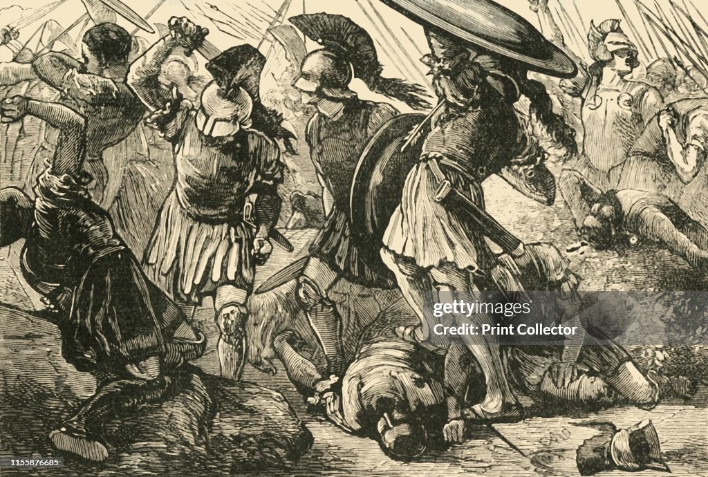 The Thebans And Macedonians At Chaeronea
