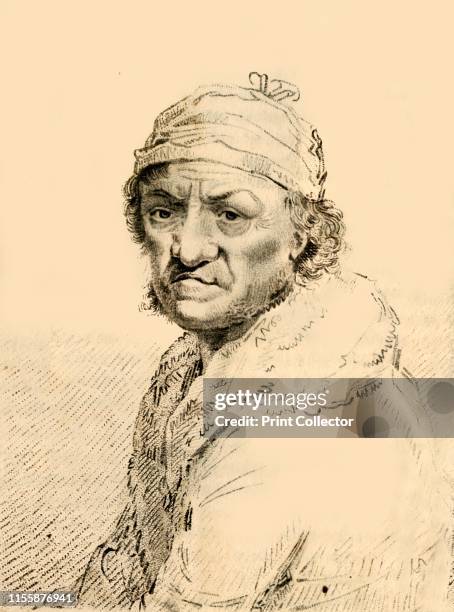 Elias Hoyle, of Sowerby, Yorkshire - Aged 113', 1822. Portrait of Elias Hoyle who supposedly lived to be 113 years old. From "Wonderful Characters:...