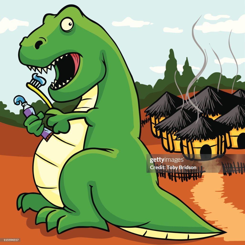 Minty-Fresh Dinosaur