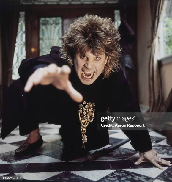 Rock and roll legend Ozzy Osbourne poses for a portrait in Los Angeles, California.
