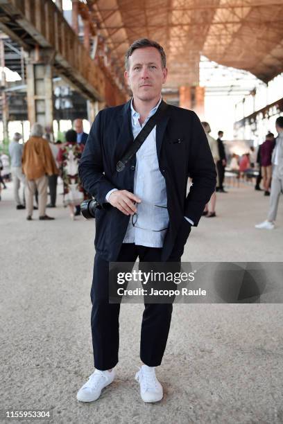 Scott Schuman attends the Ermenegildo Zegna fashion show during the Milan Men's Fashion Week Spring/Summer 2020 on June 14, 2019 in Milan, Italy.