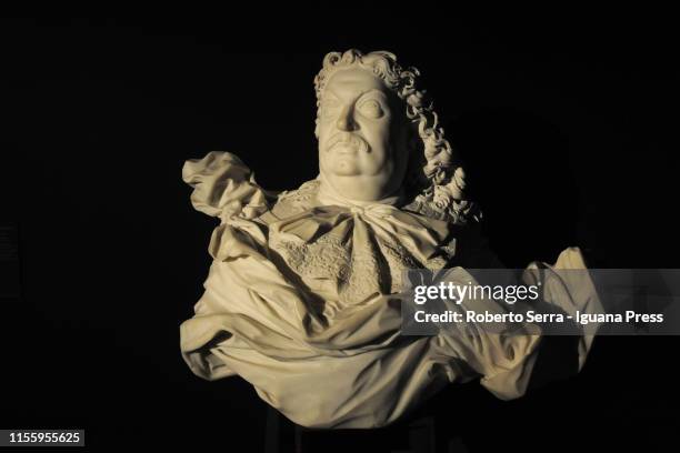 Italian sculptor and artist Gian Lorenzo Bernini work at the Museo della Pilotta of the Complesso Monumentale della Pilotta on June 14, 2019 in...