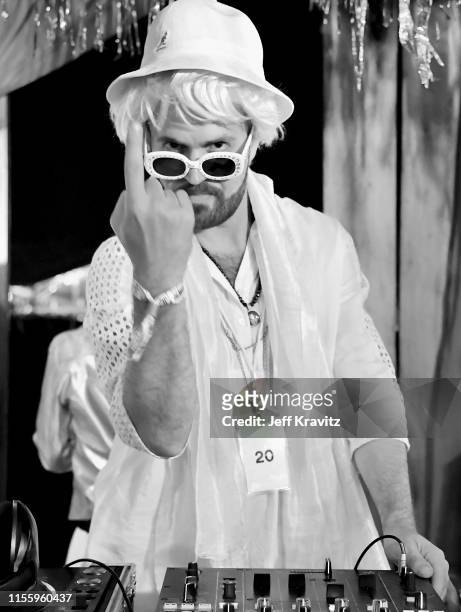 Uncle Jesse Lauter performs onstage during the Kasvot Växt Dance Party at Snake & Jakes Christmas Club Barn during the 2019 Bonnaroo Arts And Music...