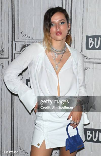 Actress Bella Thorne attends the Build Series to discuss "The Life of a Wannabe Mogul: A Mental Disarray" at Build Studio on June 14, 2019 in New...