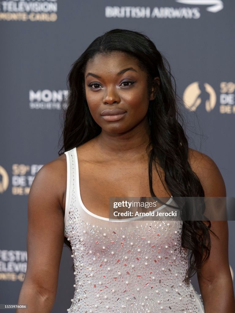 Ebonee Noel attends the opening ceremony of the 59th Monte Carlo TV