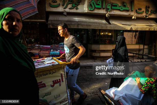 Daily life on the street of Khan el Khalil district, Il Cairo, Egypt on 11 July 2019 (photo by (Photo by