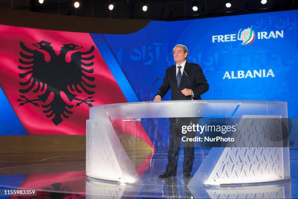 Sali Berisha, Duress, Albania - The annual Free Iran Conference for the first time at Ashraf 3, the headquarters of the Peoples Mojahedin...