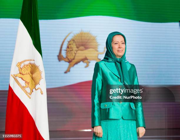 Maryam Rajavi, Duress, Albania - The annual Free Iran Conference for the first time at Ashraf 3, the headquarters of the Peoples Mojahedin...