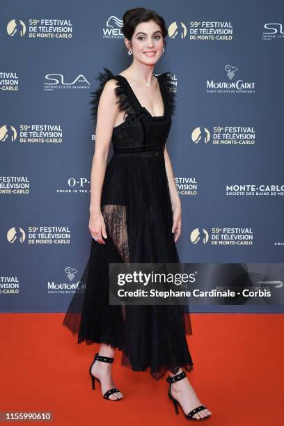 Claire Chust attends the opening ceremony of the 59th Monte Carlo TV Festival on June 14, 2019 in Monte-Carlo, Monaco.