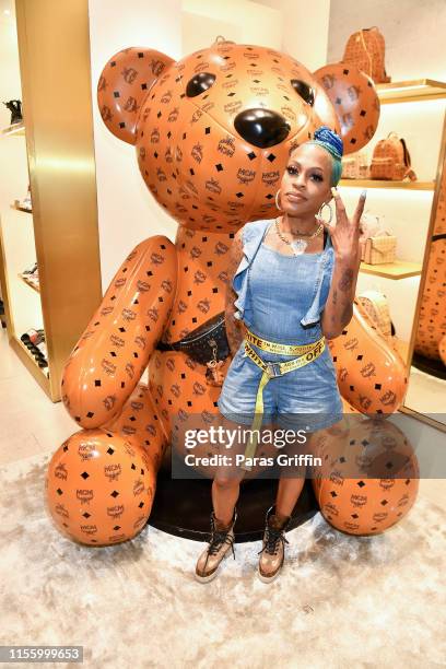 Lil' Mo attends MCM x Birthday Bash Kick Off Event at MCM Atlanta on June 14, 2019 in Atlanta, Georgia.