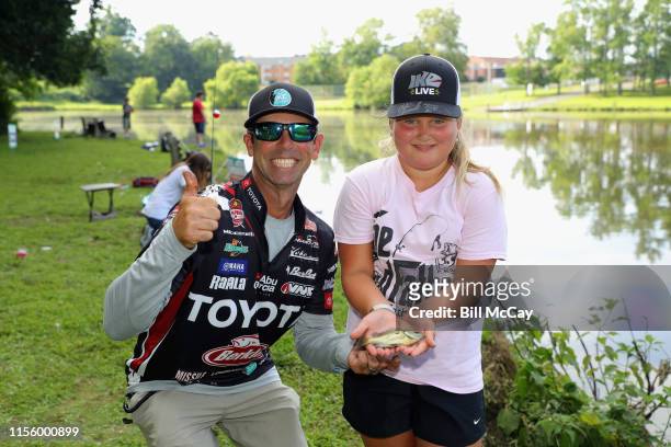Mike Iaconelli and Carmella Cappolina attend the Gloucester County Chamber of Commerce Fish and Mingle with the Ike Foundation to promote youth...