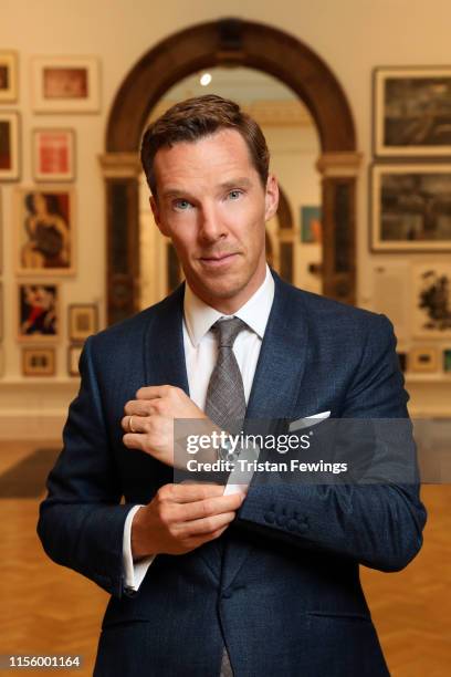 Benedict Cumberbatch attends the Jaeger-LeCoultre 'Art of Precision' Event with Letters Live at The Royal Academy on July 08, 2019 in London, England.