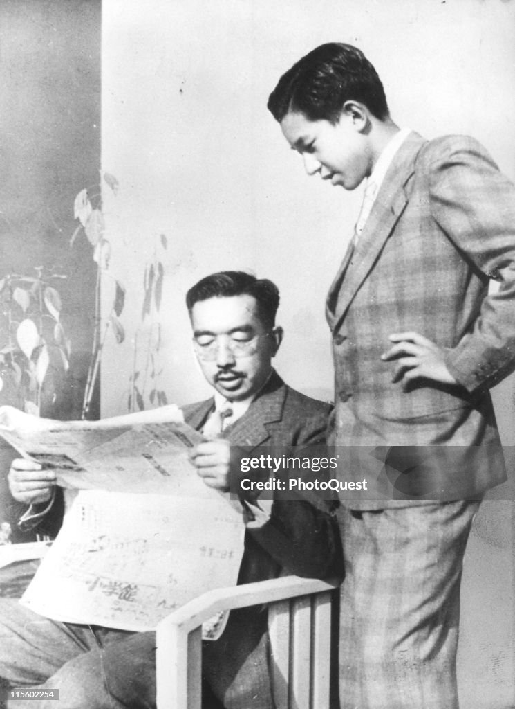 Emperor Hirohito & Son