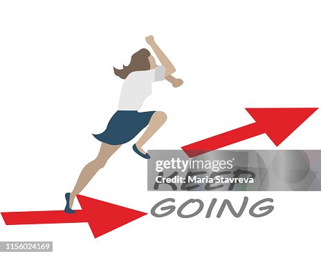 Keep Goingvector High-Res Vector Graphic - Getty Images