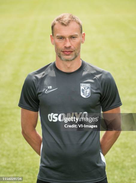 Assistant trainer Vasili Berezutskiy during the team presentation of Vitesse Arnhem on July 17, 2019 at the Papendal training complex in Arnhem, The...