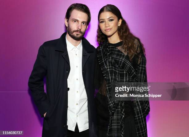 Writer/director Sam Levinson and actress/singer Zendaya attend the New York screening of HBO's "Euphoria" on June 14, 2019 in New York City.