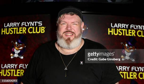 Actor and DJ Kristian Nairn attends the Rave of Thrones comic con party at The Hustler Club on June 14, 2019 in Las Vegas, Nevada.